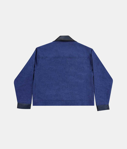 Denim workwear jacket - azul crudo