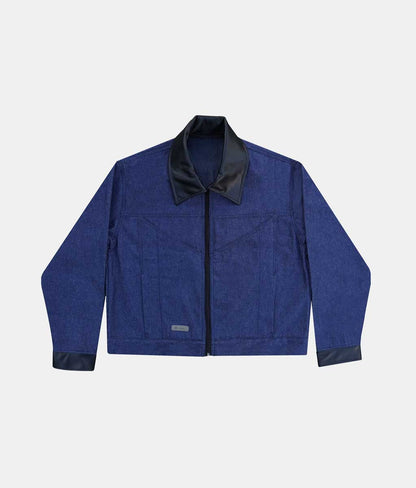 Denim workwear jacket - azul crudo