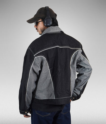 Denim biker neo retro - Negra