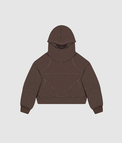 Star hoodie boxy fit - Cafe