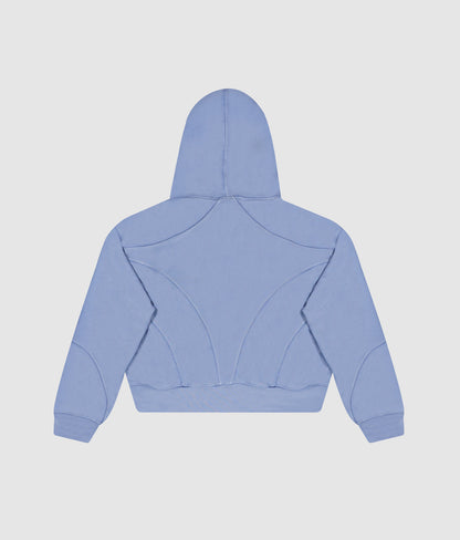 Star hoodie boxy fit - Azul claro