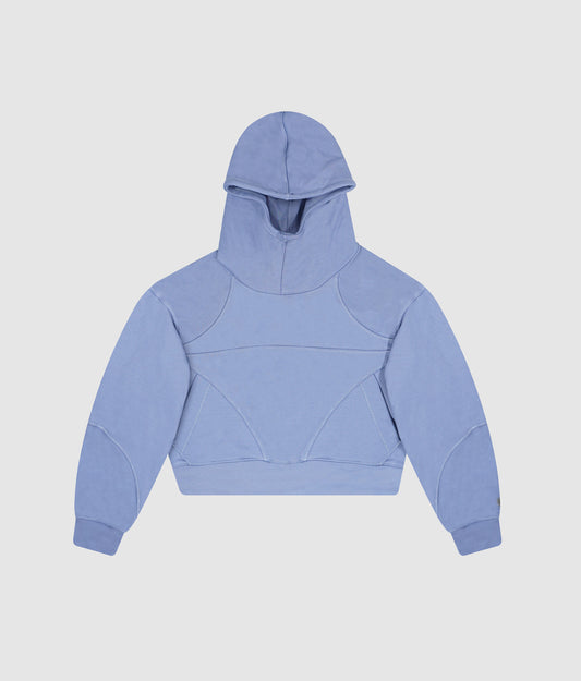 Star hoodie boxy fit - Azul claro