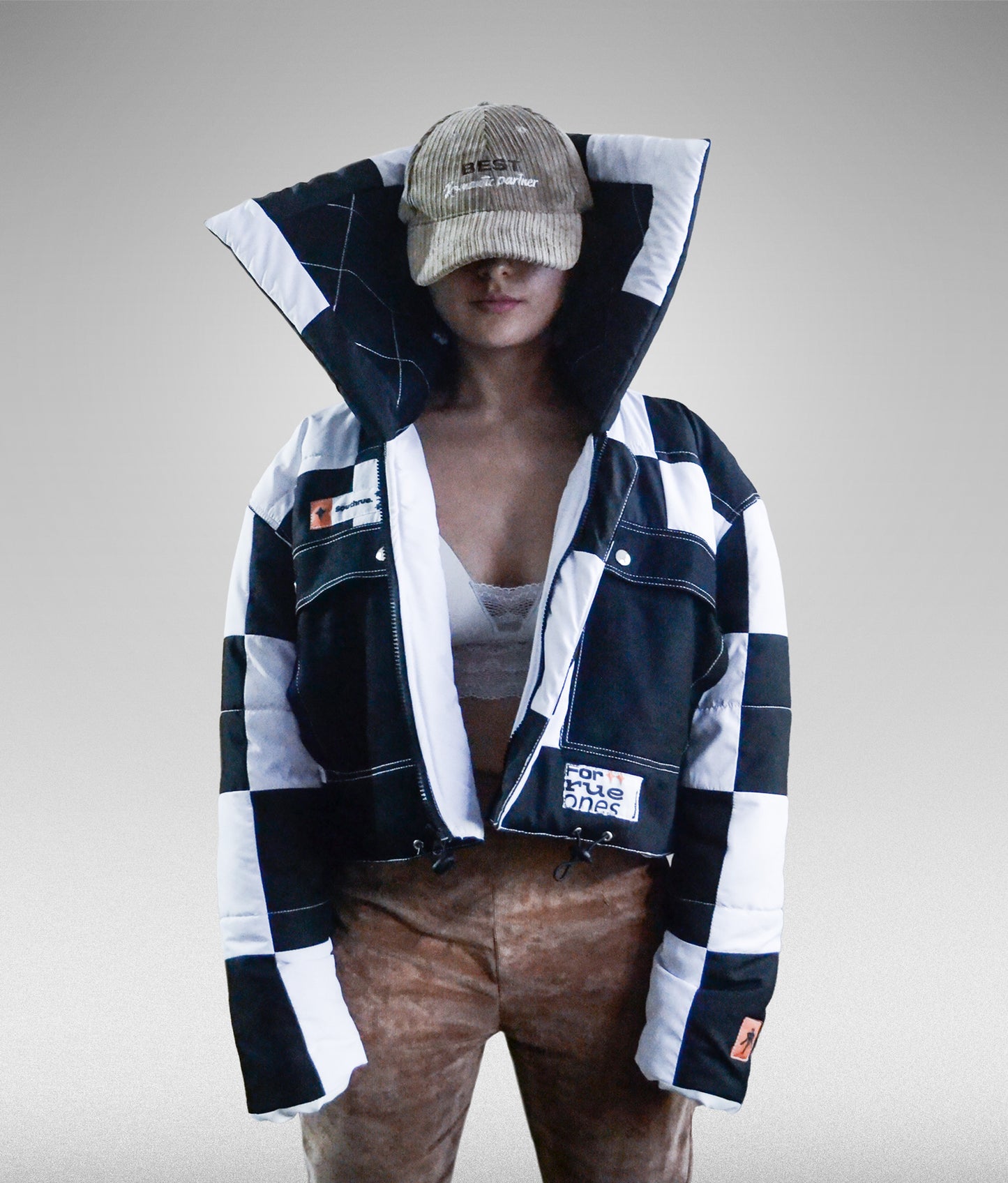 Chess puffer jacket - B&N