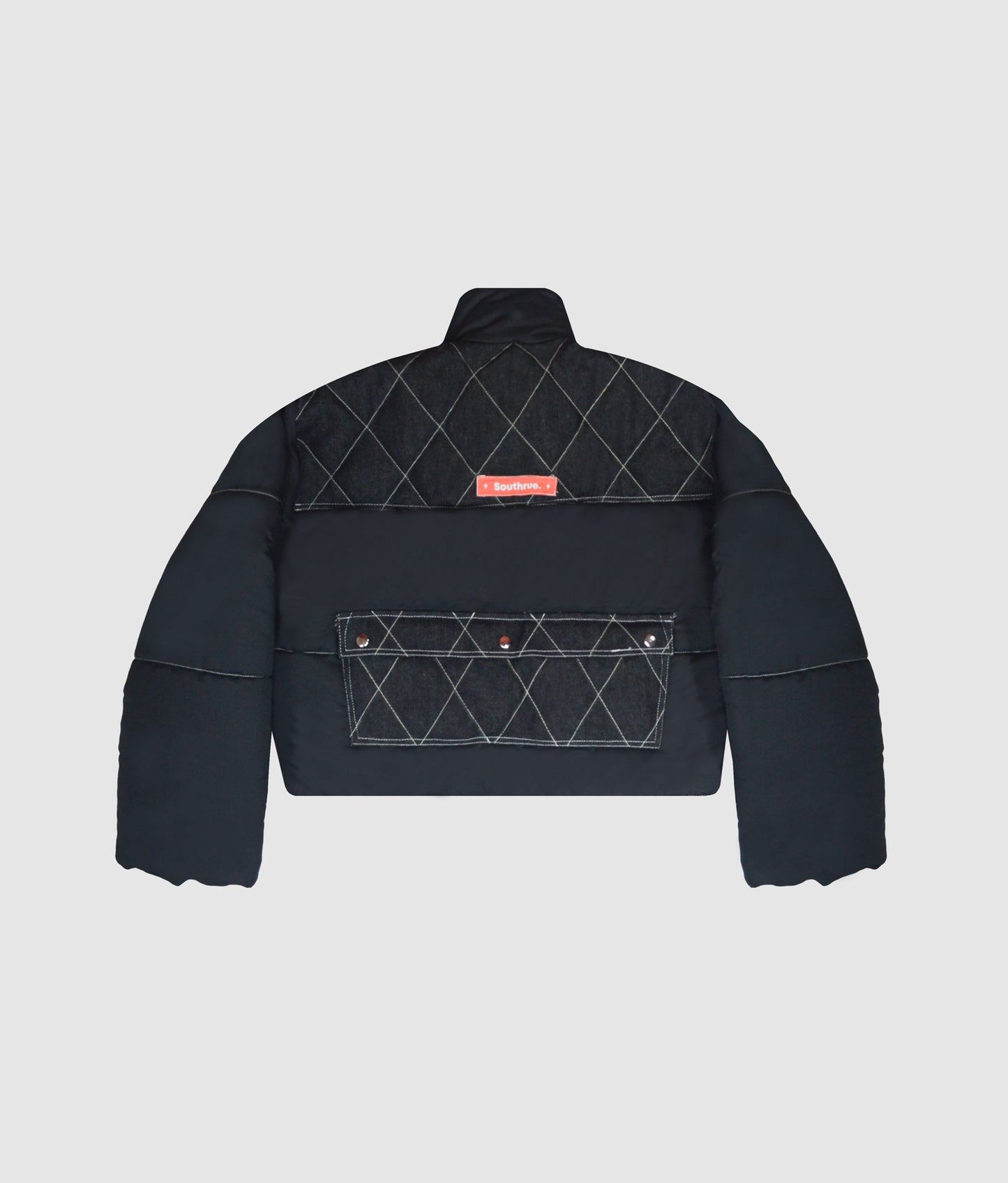 Diamond soul puffer jacket - Negra