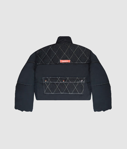 Diamond soul puffer jacket - Negra