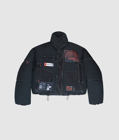 Diamond soul puffer jacket - Negra