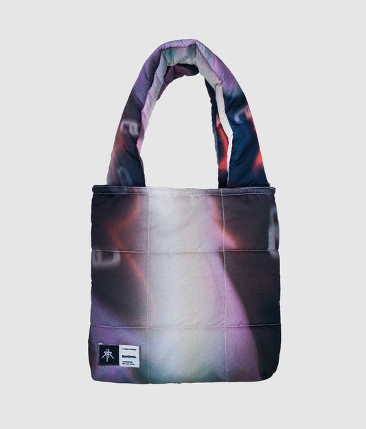 Experimental puffer totebag - Tornasol